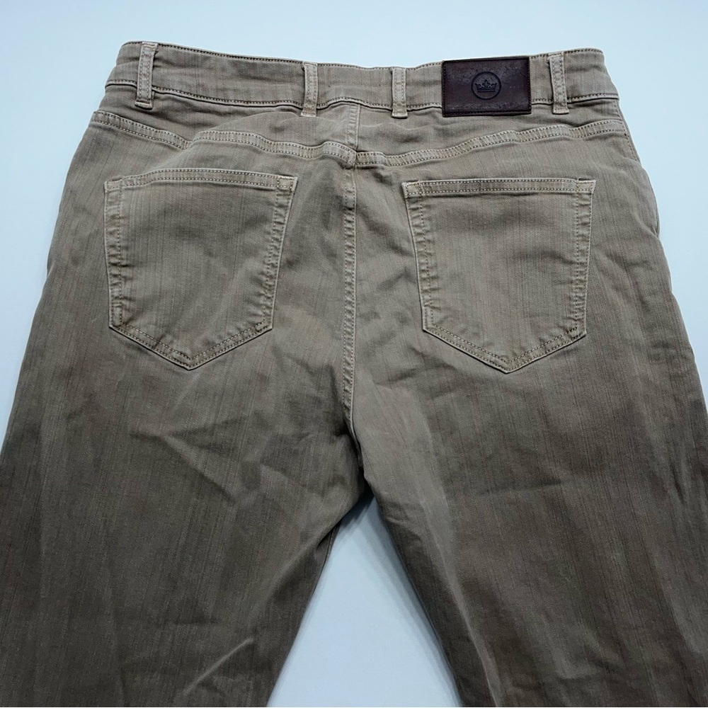 Peter Millar 5 Pocket Pants Mens Size 35x31 Brown Straight Leg Stretch Golf - Picture 15 of 16